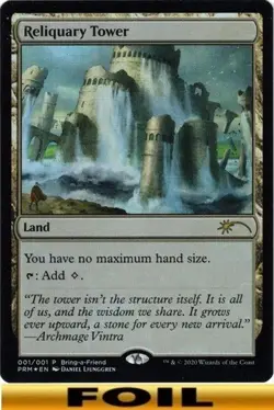 Reliquary Tower ** FOIL #01 ** LGS 2020 - NM MTG - Image 1