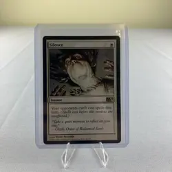 MTG Magic the Gathering Silence Magic 2011 #30 LP - Image 1