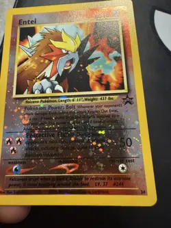 2001 Pokemon Game Movie #34 Entei-Reverse Foil Pokemon 3 Movie Promo - Image 1