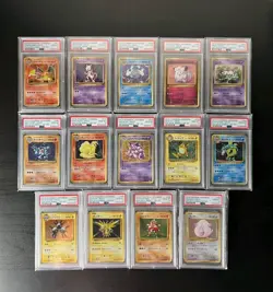 PSA 10 2016 1st ED Japanese 20th Anniversary CP6 14 Pokemon Card Set! Charizard! - Image 2