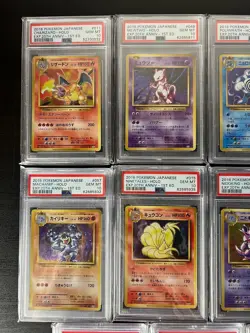 PSA 10 2016 1st ED Japanese 20th Anniversary CP6 14 Pokemon Card Set! Charizard! - Image 3