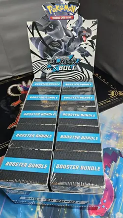 Pokemon TCG Black Bolt Booster Bundle Display Case, Unslealed 10 Bundles Sealed - Image 3