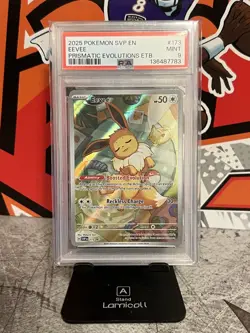 Eevee 173 Pokemon Center Exclusive Promo PSA 9 TCG SV Promo Cards - Image 1