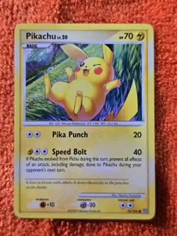 2008 Pokemon Diamond and Pearl Stormfront #70 Pikachu, C, NF/H, cd4 - Image 1