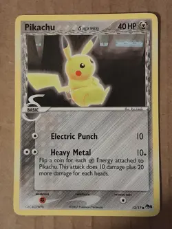 Pikachu 13/17 Pokemon League POP Series 5 Non-Holo NM-MT See Pictures - Image 1