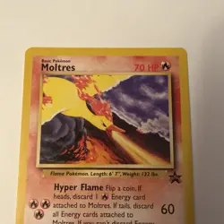 Pokemon Card Black Star Promo Moltres 21 WOTC - Image 2