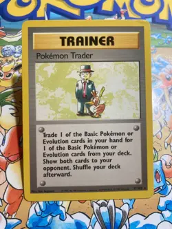 Pokemon Trader 77/102 Rare Base Set Pokemon TCG - Image 1