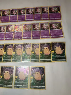 Pokemon Celebrations Mew 011/025 Lot (20) & Pikachu 005/025 Lot (14) - Image 3