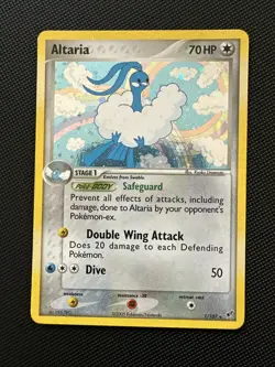 Pokemon TCG. Altaria 1/107 Holo Rare. Pokemon Deoxys (LP+) With Holo Swirl 🌀 - Image 4