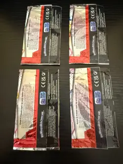 Prismatic Evolutions Pokemon TCG (4 Booster Packs) FULL ART SET EMPTY Packs - Image 2