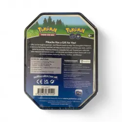 One Factory Sealed Pokemon TCG 2022 Collector's Tin: Pokemon Go (Pikachu Promo) - Image 2