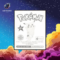 Carte Pokemon Ronflex / Snorlax 143 Sticker Merlin - Image 2