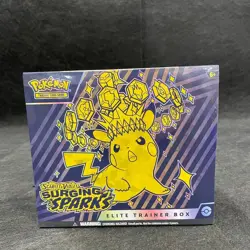 POKEMON Scarlet & Violet - Surging Sparks Elite Trainer Box, Sealed Box is Worn - Image 1