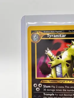 Pokemon TCG Tyranitar Neo Discovery 31 Regular Unlimited Rare Non Holo - Image 3