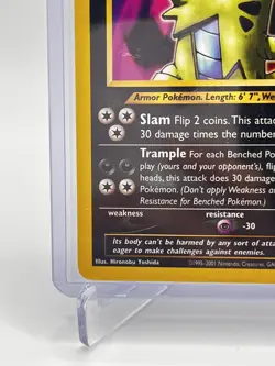 Pokemon TCG Tyranitar Neo Discovery 31 Regular Unlimited Rare Non Holo - Image 5