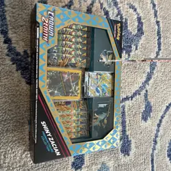 SEALED Pokemon Crown Zenith Shiny Zacian Premium Figure Collection Box - Image 1
