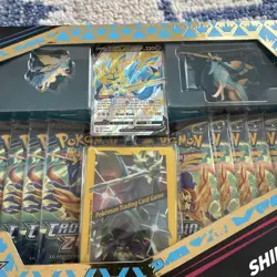 SEALED Pokemon Crown Zenith Shiny Zacian Premium Figure Collection Box - Image 2