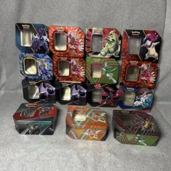 Pokemon Empty Tins Lot of 15 Assorted Zapdos Articuno Giritina Gallade - Image 1