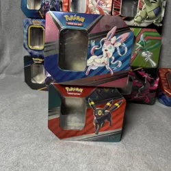 Pokemon Empty Tins Lot of 15 Assorted Zapdos Articuno Giritina Gallade - Image 3