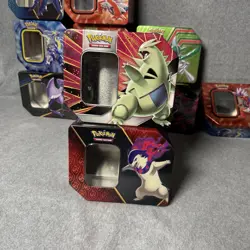 Pokemon Empty Tins Lot of 15 Assorted Zapdos Articuno Giritina Gallade - Image 4