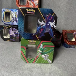Pokemon Empty Tins Lot of 15 Assorted Zapdos Articuno Giritina Gallade - Image 5