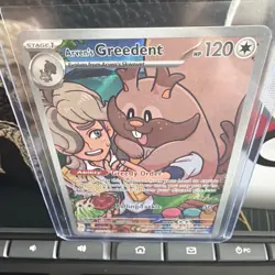 Arven's Greedent 205/182 Illustration Rare (IR) - Pokemon Destined Rivals NM - Image 2