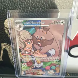 Arven's Greedent 205/182 Illustration Rare (IR) - Pokemon Destined Rivals NM - Image 3