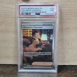 🔥 Pokemon TCG 🔥 Giovanni’s Charisma - 204/165 - PSA 9! - Image 1