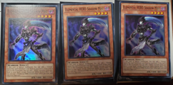THREE Yu-Gi-Oh! Elemental HERO Shadow Mist SDHS-EN001 Super Rare FREE SHIPPING - Image 1