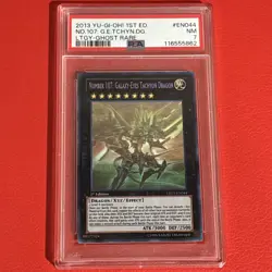 Yu-Gi-Oh! Number 107: Galaxy-Eyes Tachyon Dragon 1st Ed Ghost LTGY-EN044 PSA 7 - Image 1