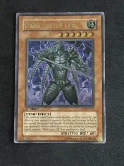 Dark Lucius LV6 CDIP-EN010 1st Edition Ultimate Rare NM/VLP YuGiOh - Image 1