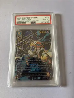 2025 One Piece Portgas D Ace Carrying On His Will EB02-028 SP PSA10 - Image 1