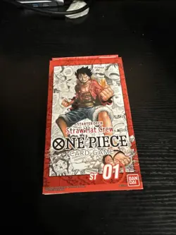 One Piece TCG Factory Sealed Starter Deck ST-01 Straw Hat Crew English Edition - Image 1
