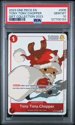 2023 ONE PIECE GIFT COLL 2023 #006 TONY TONY CHOPPER PSA 10 - Image 1