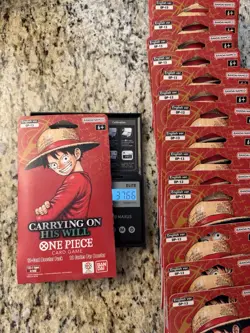 One Piece OP-13 CARRYING ON HIS WILL Sleeved Booster Pack Heavy 37.66G🔥 - Image 1
