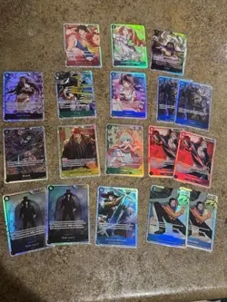 One Piece TCG SRs Lot Of 18 - Image 1