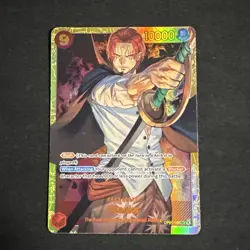 Shanks OP01-120 SEC One Piece TCG "The Best" - English NM Secret Rare Foil (1) - Image 1