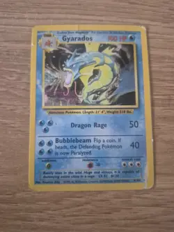 Gyarados 6/102 - Pokemon TCG Base Set Holo Rare WOTC 1999 - Card - Image 1