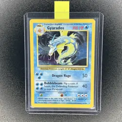 🔥 Gyarados 6/102 🔥 Original Holo Rare Base Set Pokemon Card 1999 WOTC TCG - Image 1