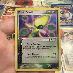 Dark Celebi 4/101 Hidden Legends Holo Rare Pokemon TCG Card - MP - Image 1