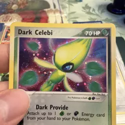 Dark Celebi 4/101 Hidden Legends Holo Rare Pokemon TCG Card - MP - Image 4