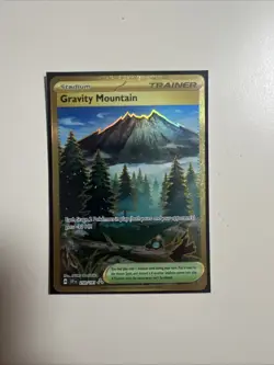 Pokemon TCG Gravity Mountain 250/191 Hyper Rare Secret Surging Sparks SV08 Holo - Image 1