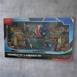 Pokemon Trading Cards Greninja EX & Kingdra EX Special Collection Box New/Sealed - Image 1