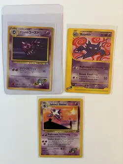 Haunter Pokemon Vintage Card Lot E Reader, Gym Challenge Japanese - Image 1