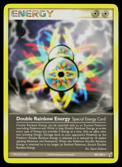 Pokemon Card - Double Rainbow Energy Crystal Guardians 88/100 Rare - Image 1