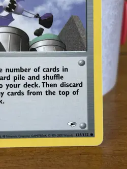 Trash Exchange 126/132 1st Edition Pokemon Gym Heroes MP English Card WOTC - Image 5