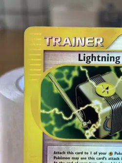 Lightning Cube 01 127/147 Reverse Holo Pokemon Aquapolis MP English Card WOTC - Image 3