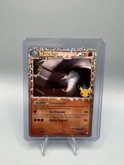 Donphan Prime 107/123 Celebrations Textured Ultra Rare Holo Pokemon Card * New * - Image 1