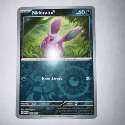 Nidoran Male Reverse Holo NM 032/165 Scarlet & Violet 151 Pokemon Card - Image 1