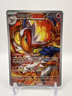 Infernape Illustration Twilight Masquerade Pokemon TCG Card 173/167 - Image 1
